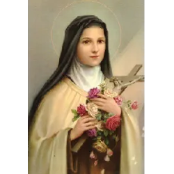 Saint Therese of the Child Jesus , known as the Saint of the Roses , is cele