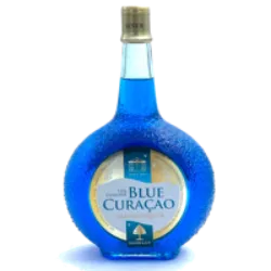 A história do Licor Curação começou após a ocupação espanhola de Curaçao em 1499. Tentativas de cultivar laranjeiras resultaram em frutas ácidas impraticáveis para consumo. A descoberta de que a casca dessa laranja, ao secar ao sol, produzia um óleo aromático agradável originou o licor. No século 19, a família Senior fundou a produção do Licor Curação com as cascas. O sucesso levou a desafios de imitações, exigindo que o termo "original" só fosse usado se o licor fosse feito com a "laranja dourada de Curaçao". Para garantir autenticidade, o licor foi renomeado Curaçao de Curaçao. A produção envolve colheita de laranjas Laraja, secagem ao sol, infusão em álcool, destilação, diluição e adoçamento. A tonalidade azul é alcançada com corantes naturais ou corante alimentar seguro E133.