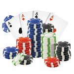 Há mais de mil anos, o jogo de poker se originou na China, no século X. Ainda que alguns historiadores atribuam o surgimento do jogo ao "Ás Nas" persa, do século XVI, é mais provável que o poker tenha tido origem no francês "Poche", que chegou aos Estados Unidos através do Canadá. A partir daí, o jogo se tornou famoso no "Velho Oeste" americano.