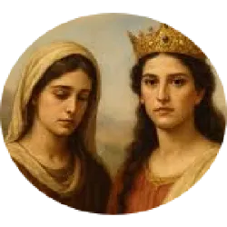 Ester e Rute: coragem e fé
Ester e Rute são exemplos de mulheres que tiveram papéis centrais na Bíblia, mostrando coragem, fé e determinação:
Ester tornou-se rainha da Pérsia e arriscou sua vida para salvar o povo judeu da destruição (Livro de Ester). Sua história é um exemplo de ousadia, estratégia e fé em Deus, inspirando celebrações como o Purim.
Rute, uma moabita, demonstrou lealdade e coragem ao acompanhar sua sogra Noemi de volta a Israel. Sua fé e perseverança a levaram a casar-se com Boaz, tornando-se ancestral do rei Davi e, consequentemente, de Jesus (Livro de Rute).
Personagens breves, mas marcantes
Alguns personagens aparecem por pouco tempo, mas seu impacto é enorme:
Ana, mãe de Samuel, é conhecida por sua oração fervorosa e fé inabalável. Mesmo sem filhos por muito tempo, ela dedicou Samuel a Deus, mostrando como a persistência na oração transforma vidas (1 Samuel 1).
João Batista teve uma aparição curta, mas crucial, preparando o caminho para Jesus e chamando as pessoas ao arrependimento. Sua coragem e zelo espiritual tiveram impacto duradouro na história bíblica.