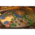 Terraforming Mars é um jogo de tabuleiro estratégico em que os jogadores competem como corporações para transformar o planeta Marte em um ambiente habitável. O objetivo é acumular pontos de vitória ao longo de várias rodadas. Os jogadores gerenciam recursos, jogam cartas de projetos e tomam decisões estratégicas para maximizar seu potencial de pontuação. O tabuleiro representa a superfície de Marte, dividida em hexágonos que representam diferentes áreas do planeta. Durante o jogo, os jogadores realizam ações como construir edifícios, criar vegetação e melhorar as condições ambientais de Marte. mO jogo possui objetivos principais, como aumentar a temperatura global, aumentar o nível de oxigênio e cobrir o planeta com vegetação. Há um sistema de desenvolvimento tecnológico, permitindo que os jogadores adquiram novas tecnologias e habilidades especiais. O jogo termina quando as condições de terraformação são alcançadas, e os pontos de vitória são contabilizados.