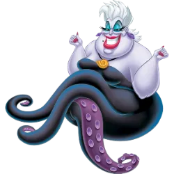 The iconic villain Ursula, from The Little Mermaid (1989), had her appearance