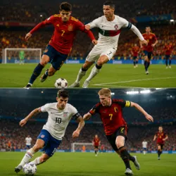 Explore more about Monday, July 6, 2026 features two outstanding FIFA World Cup Round of 16 matchups. Clashes between top national teams promise balanced contests that could be decided by the smallest of margins.
Spain x Portugal
Dallas, USA – 2:00 PM (local time)
Spain enters the match after an impressive victory over Austria, relying on ball possession, constant movement, and the quality of its midfield. Portugal is also in excellent form after eliminating Croatia and will look to use its attacking strength, pace on the wings, and efficiency in transition to overcome its Iberian rival.
How the match could unfold:
A highly technical and tactically balanced contest is expected. Spain should enjoy more possession, while Portugal will try to accelerate its attacks after winning the ball, taking advantage of any spaces left by the Spanish defense. Small details and clinical finishing could decide the outcome.
Prediction:
Neither side holds a clear advantage, although Spain has a slight edge thanks to its collective organization and ball control. A draw after 90 minutes, with the match going to extra time or even penalties, is also a realistic possibility.
United States x Belgium
Seattle, USA – 5:00 PM (local time)
The United States will enjoy home support after defeating Bosnia and Herzegovina. Belgium, which advanced by overcoming Senegal in an entertaining match, will rely on its experience, technical quality, and attacking talent to justify its favorite status. Physical intensity is expected to be one of the defining characteristics of the game.
How the match could unfold:
The Americans are expected to press high from the opening whistle and play at a fast tempo, while Belgium will look to control possession and use the creativity of its attacking players. The midfield battle is likely to be decisive.
Prediction:
Belgium enters with a slight advantage due to its greater international experience and technical quality, but the United States has every chance of making it a very competitive match with the backing of its fans. A one-goal victory is the most likely outcome...