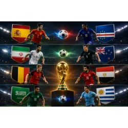 Explore mais sobre O quinto dia da competição:
O quinto dia da Copa do Mundo 2026 coloca em campo seleções tr..