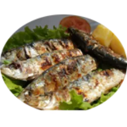 Roasted sardine