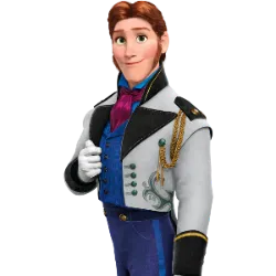 Explore more about Hans, a prince from a neighboring kingdom, initially appears as Anna